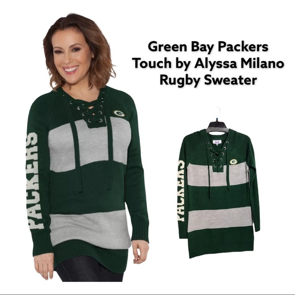NWT Green Bay Packers Women’s Rugby Sweater - Picture 1 of 16